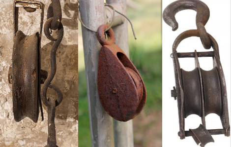 報(bào)廢的起重滑車